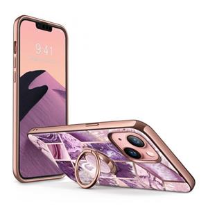 Supcase i-Blason Cosmo Snap iPhone 13 Hoesje - Paars Marmer