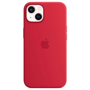 Apple Silikon Case mit MagSafe für Apple iPhone 13, rot