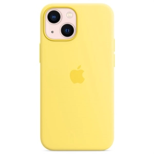 Apple Silikon Case mit MagSafe für Apple iPhone 13 mini, lemon