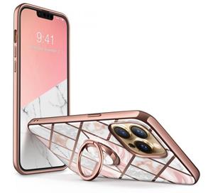 Supcase i-Blason Cosmo Snap iPhone 13 Pro Max Hoesje - Roze Marmer