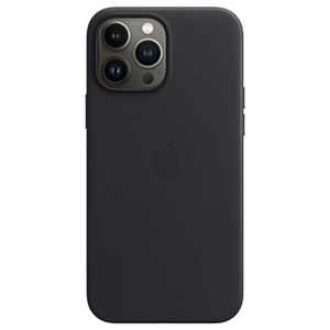 Apple Leder Case Magsafe iPhone 13 Pro Max | Mitternacht