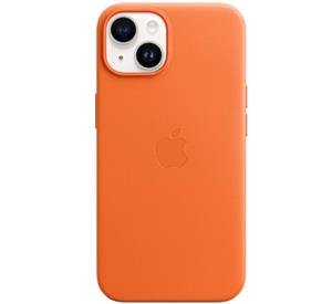 iPhone 14 Apple Leren Hoesje met MagSafe MPP83ZM/A - Oranje
