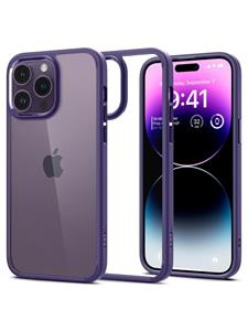 Spigen Ultra Hybrid iPhone 14 Pro Hoesje - Diep Paars