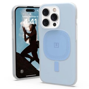 UAG Handyhülle »U by UAG [U] Lucent 2.0«, [Apple iPhone 14 Pro MagSafe Hülle, Case mit 480cm Fallschutz, Integrierter Magnetring, Angenehme Haptik & beste Passgenauigkeit] - blau