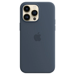 Apple Silikon Case iPhone 14 Pro | Sturmblau