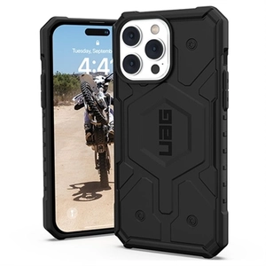 UAG Handyhülle »Pathfinder MagSafe«, [Apple iPhone 14 Pro Max MagSafe Hülle, Wireless Charging / Magnetisches Aufladen kompatibel, Fallschutz nach Militärstandard] schwarz