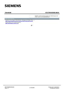 Siemens 6ES7390-6BA00-0AA0 6ES73906BA000AA0 SPS-Montagezubehör