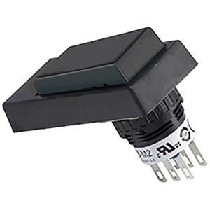 Idec HE3B-M2PB Wipschakelaar 125 V/AC, 30 V/DC 3 A 1x aan/uit/aan Continu (l x b) 54 mm x 25 mm IP40 (front) 1 stuk(s)