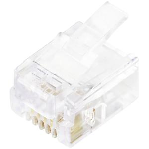 TRU COMPONENTS modulaire stekker 6P4C RJ11 TC-10336036 Stekker, recht Aantal polen 6P4C 1 stuk(s)