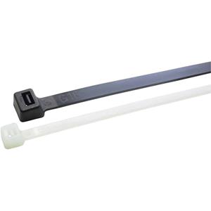 WKK 5346 Kabelbinder 100 mm 2.50 mm Zwart Hittegestabiliseerd, UV-stabiel, Bestand tegen olie, Bestand tegen oplosmiddelen, Bestand tegen benzine 100 stuk(s)