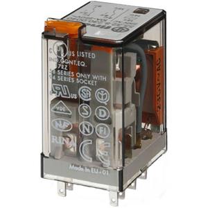 Finder 55.32.8.024.5040 Steekrelais 24 V/AC 10 A 2x wisselcontact 1 stuk(s)