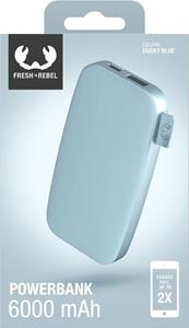 Fresh N Rebel Fresh'n Rebel Powerbank 2PB6100DB | Powerbanks | Telefonie&Tablet - Batterijen&Laders | 8720249803379