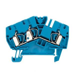 Weidmüller Randaardeklem  ZDU 4-2/3AN LSC BL 1804880000 Blauw 100 stuk(s)
