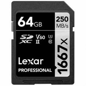 Lexar SDXC Professional 64GB 1667x UHS-II