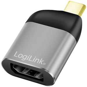 LogiLink USB 3.2 Gen 2 (USB 3.1 Gen 2) Adapter [1x USB 3.2 Gen 2 stekker C (USB 3.1) - 1x DisplayPort bus] CUA0204