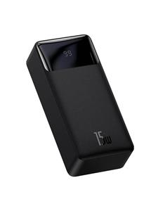 Baseus BiPow 15W Dual USB / USB-C Powerbank - 30.000mAh - Inclusief kabel - Zwart