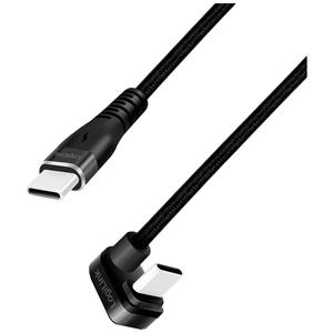 LogiLink USB-Kabel USB 2.0 USB-C Stecker 1m Schwarz CU0190