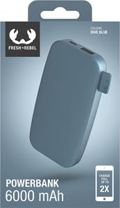 Fresh N Rebel Fresh'n Rebel Powerbank 2PB6100DV | Powerbanks | Telefonie&Tablet - Batterijen&Laders | 8720249803416