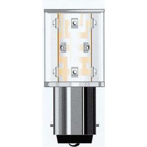 Oshino LED-signaallamp BA15d Geel 24 V/AC, 24 V/DC 2500 mlm OD-Y01SM12B15-24