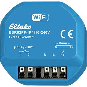 Eltako Stromstoß-Schalter Unterputz ESR62PF-IP/110-240V 1 Schließer 240V 16A 1St.