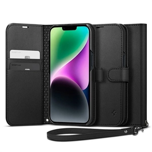 Spigen Wallet S - black - iPhone 14