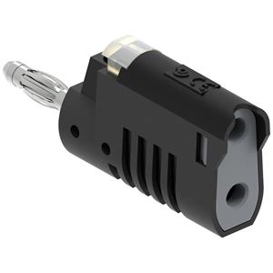 electropjp Electro PJP 1087-CD1-N Banaanstekker Stekker, recht Stift-Ø: 4 mm Zwart 1 stuk(s)
