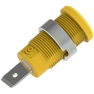 electropjp Electro PJP 3266-C-CD1-J Sicherheits-Laborbuchse Stift-Ø: 4mm Gelb 1St.