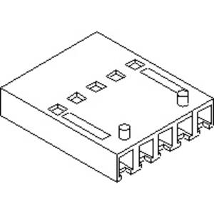 Molex 901230107 Male behuizing (kabel) Inhoud: 1 stuk(s)