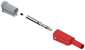 electropjp Electro PJP 1066-CD1-R Laborstecker Stecker, gerade Stift-Ø: 4mm Rot 1St.