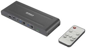 speakaprofessional SpeaKa Professional SP-HDA-300 2+1 Port HDMI-Switch ARC (Audio Return Channel) 3480 x 2160 Pixel