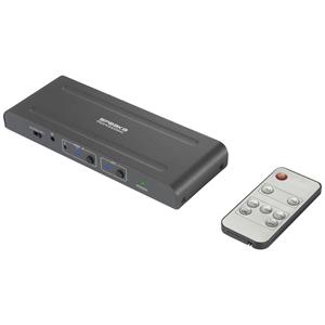 SpeaKa Professional SP-HDA-300 2 + 1 poorten HDMI-switch ARC (Audio Return Channel) 3480 x 2160 Pixel