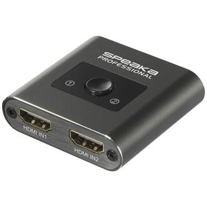 speakaprofessional SpeaKa Professional SP-HSW-231 2+1 Port HDMI-Switch Ultra HD-fähig 7680 x 4320 Pixel