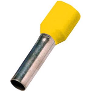 Intercable 180800 Adereindhulzen 6.00 mm² Deels geïsoleerd Geel 100 stuk(s)