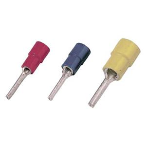 Intercable 180866 Stiftkabelschuh 0.50mm² 1mm² Teilisoliert Rot 100St.