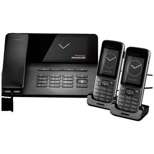 gigasetpro Gigaset Pro Fusion FX800W Bundle Schnurgebundenes Telefon, VoIP Bluetooth, WLAN, DECT Repeater, Anru