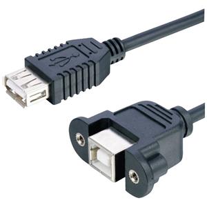 lyndahl USB-Kabel USB 2.0 USB-B Buchse, USB-A Buchse 0.2m Schwarz LKPK007