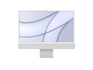 Apple iMac 24-inch |  M1 8-core | 256 GB SSD | 8 GB RAM | 4 Ports | 8-core GPU | Zilver (Retina, 2021) A-grade