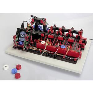 Fischertechnik Qualit&auml;tssicherung mit KI Simulationsmodell Fertigger&auml;t 9V