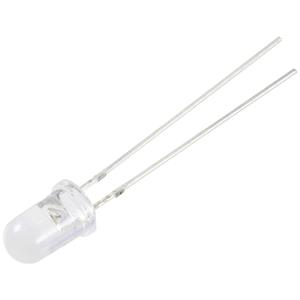 TRU COMPONENTS Bedrade LED Blauw Rond 5 mm 2180 mcd 100 ° 20 mA 2.9 V