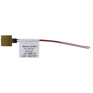 thermotech Thermo TECH Polyimid Heizfolie selbstklebend 5V 3.5W Schutzart IPX4 (L x B) 20mm x 14mm