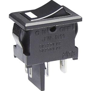 NKK Switches Wipschakelaar JWS11RAAC 250 V/AC 10 A 1x uit/aan Continu 1 stuk(s)