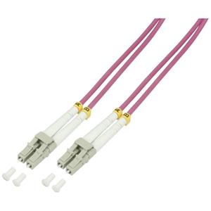 LogiLink FP4LC33 Glasfaser LWL Anschlusskabel [1x LC-Stecker - 1x LC-Stecker] 50/125 µ Multimode OM