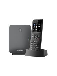 Yealink W77P - cordless VoIP phone with caller ID - 3-way call capability