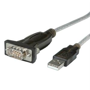 Roline USB 2.0, RS232 Konverter [1x USB 2.0 Stecker A - 1x RS232-Stecker] 12.02.1163