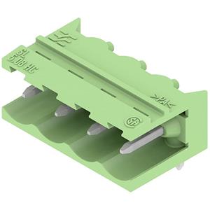 Weidmüller SL 5.08HC/04/90 3.2SN GN BX Printplaatconnector Totaal aantal polen 4 Aantal rijen 1 Totaal aantal polen 4 100 stuk(s)