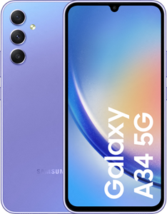Samsung GALAXY A34 5G 128GB Smartphone Paars