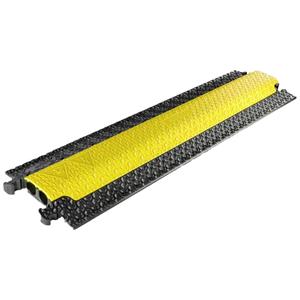 defenderbyadamhall DEFENDER by Adam Hall Kabelbrug 86100LUX Polyurethaan Zwart/geel Aantal kanalen: 2 1005 mm Inhoud: 1 stuk(s)