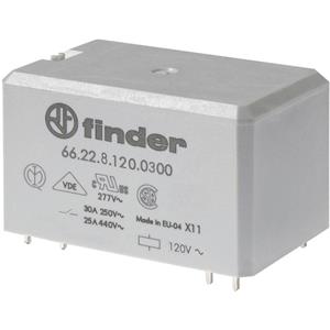 Finder 66.22.8.230.0300 Printrelais 230 V/AC 30A 2 Schließer 10St.