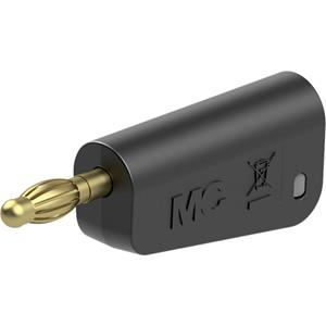 Stäubli LM-4A-39 Lamellenstecker Stecker Stift-Ø: 4mm Schwarz