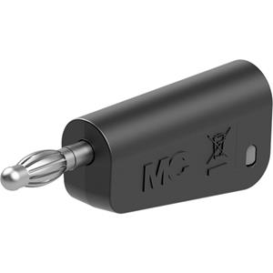 Stäubli LQ-4N-30 Laborstecker Stecker Stift-Ø: 4mm Schwarz